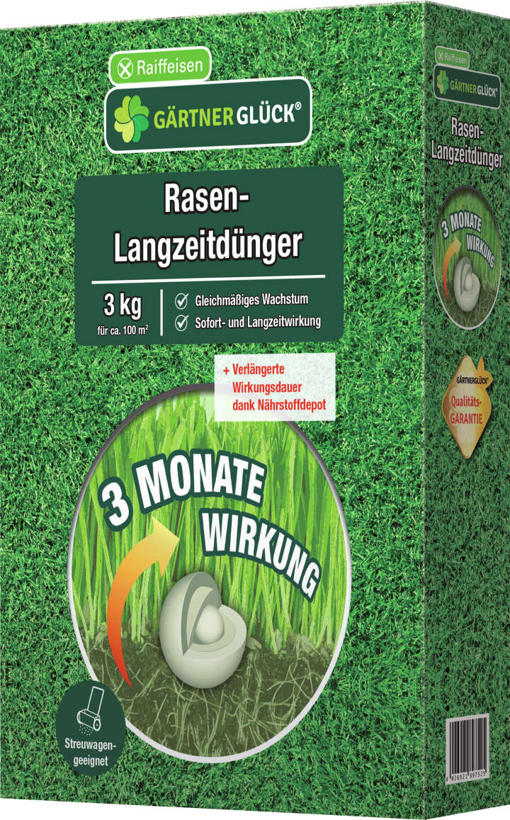 GÄRTNERGLÜCK Rasendünger mit Langzeitwirkung